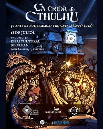 18/07 LA CRIDA DE CTHULHU. 30 anys de rol primigeni en català | Llibreria online de Figueres i Empordà