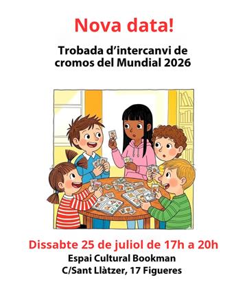 2a Trobada d'intercanvi de cromos del Mundial | Llibreria online de Figueres i Empordà