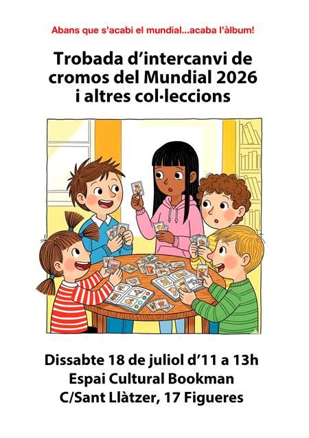 18/07 INTERCANVI DE CROMOS | Llibreria online de Figueres i Empordà
