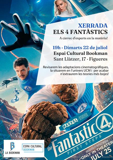 22/07 Xerrada 'Els 4 fantàstics' | Llibreria online de Figueres i Empordà