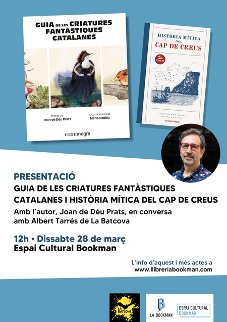 Presentació de GUIA DE LES CRIATURES FANTÀSTIQUES CATALANES i d'HISTÒRIA MÍTICA DEL CAP DE CREUS | Llibreria online de Figueres i Empordà