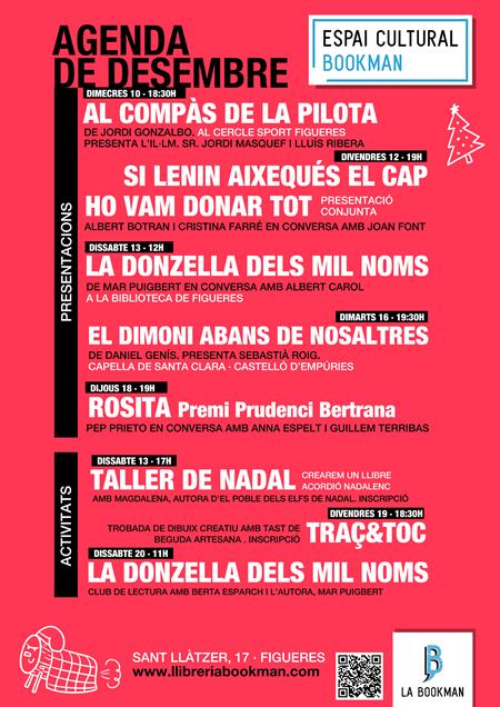 Agenda de desembre 2025 | Llibreria online de Figueres i Empordà