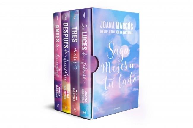 Saga Meses a tu lado (estuche con: Antes de diciembre | Después de diciembre | Tres meses | Luces de febrero) | 9788410050907 | Marcús, Joana | Llibreria online de Figueres i Empordà