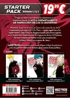 STARTER PACK ACCA DEPARTAMENTO DE INSPECCIÓN DE LOS 13 DISTRITOS | 9788410463844 | Ono, Natsume | Librería online de Figueres / Empordà