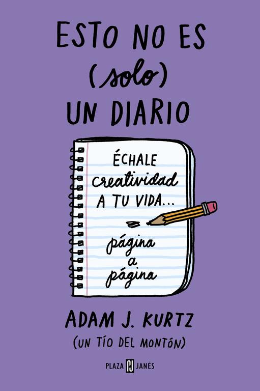 Esto no es (solo) un diario, en morado | 9788401023224 | Kurtz, Adam J. | Librería online de Figueres / Empordà