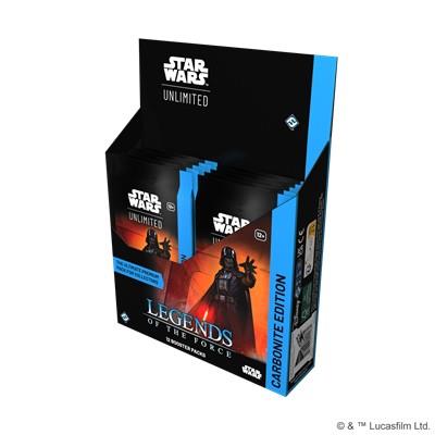 CAJA SELLADA (12 sobres) STAR WARS UNLIMITED: LEGENDS OF THE FORCE CARBONITE EDITION | 841333129989 | Llibreria online de Figueres i Empordà