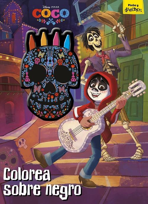 Coco. Colorea sobre negro | 9788416913718 | Disney | Llibreria online de Figueres i Empordà