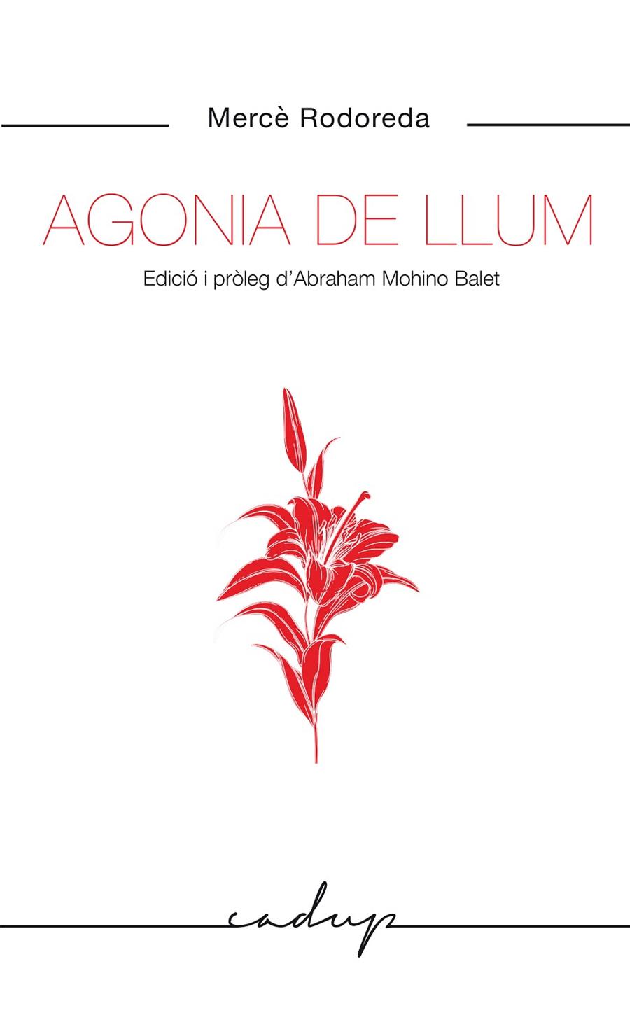 Agonia de llum | 9788412455748 | Rodoreda Gurgui, Mercè | Llibreria online de Figueres i Empordà