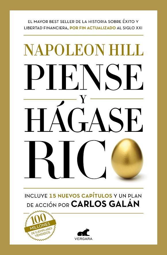 Piense y hágase rico | 9788418620133 | Hill, Napoleon/Galán, Carlos | Librería online de Figueres / Empordà