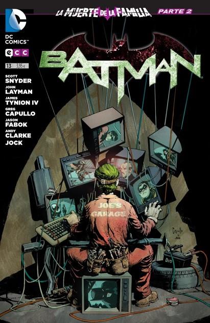 Batman núm. 13: La muerte de la familia - Parte 2 | 9788415844327 | Tynion IV, James/Layman, John/Snyder, Scott/Jock | Librería online de Figueres / Empordà