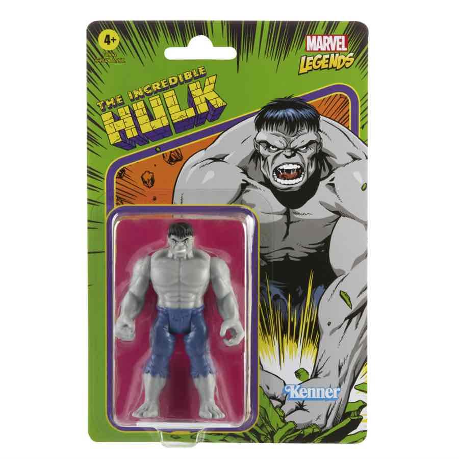 HULK GRIS FIGURA 9.5 CM MARVEL LEGENDS RETRO F26625L0 | 5010993848881 | Librería online de Figueres / Empordà