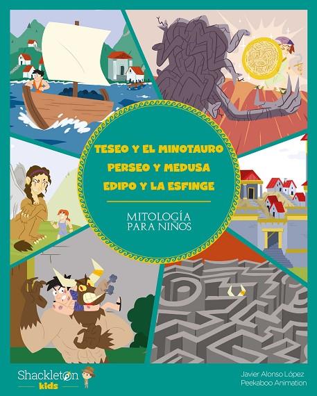Teseo y el Minotauro. Perseo y Medusa. Edipo y la Esfinge | 9788418139093 | Alonso López, Javier/Peekaboo Animation | Llibreria online de Figueres i Empordà