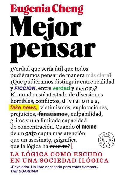 Mejor pensar | 9788418733451 | Cheng, Eugenia | Librería online de Figueres / Empordà