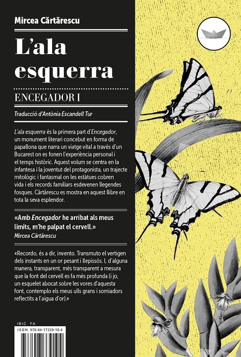 L'ala esquerra | 9788417339128 | Cartarescu, Mircea | Librería online de Figueres / Empordà