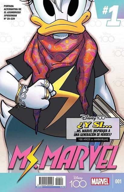 SPIDERMAN VOL 2 #229 EL ASOMBROSO SPIDERMAN 20 PORTADA ALTERNATIVA DISNEY 100 - MS. MARVEL | 977000239000300229 | KAARE ANDREWS - ZEB WELLS - JOHN ROMITA JR. - PATRICK GLEASON | Librería online de Figueres / Empordà