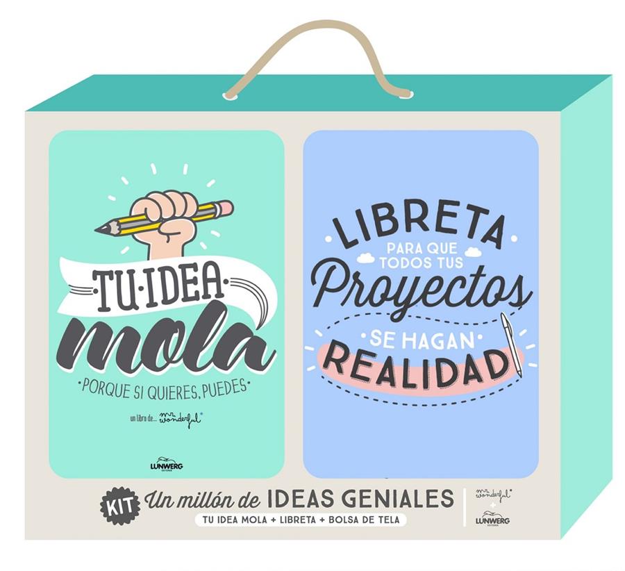Kit Un millón de ideas geniales | 9788416489206 | Mr. Wonderful | Librería online de Figueres / Empordà