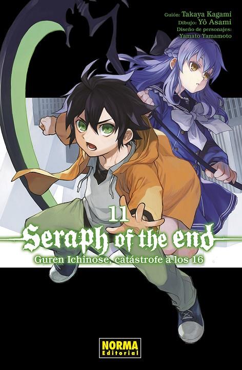 SERAPH OF THE END #11. GUREN ICHINOSE, CATASTROFE A LOS 16 | 9788467961553 | Kagami, Takaya/Yamamoto, Yamato/Asami, Yô | Llibreria online de Figueres i Empordà