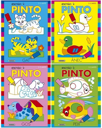 Escric i pinto 3-5 anys (4 títols) | 9788467762075 | Busquets, Jordi | Librería online de Figueres / Empordà