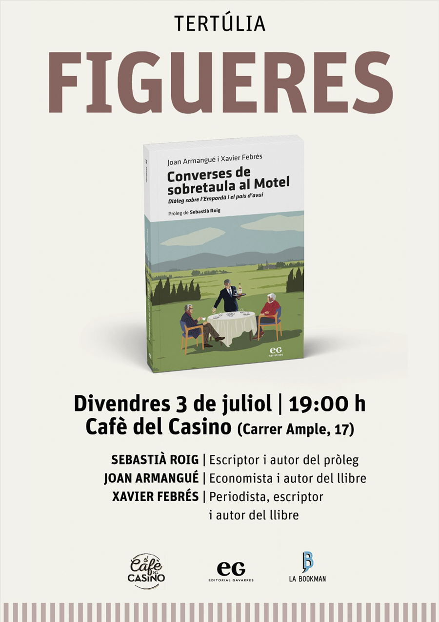 Tertúlia 'Converses de sobretaula al Motel' - Llibreria online de Figueres i Empordà