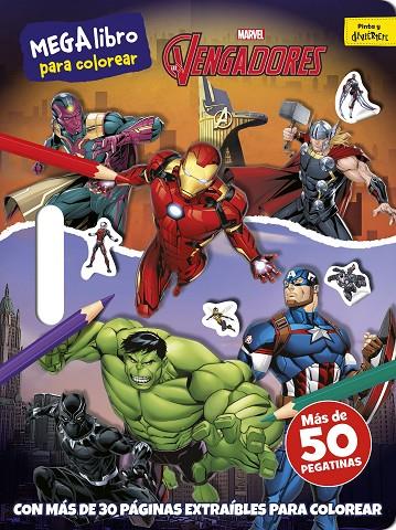 Los Vengadores. Megalibro para colorear | 9788416914890 | Marvel | Librería online de Figueres / Empordà
