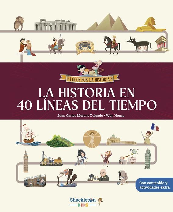 La historia en 40 líneas del tiempo | 9788413614281 | Moreno Delgado, Juan Carlos | Librería online de Figueres / Empordà