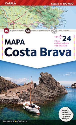 Costa Brava, mapa (CAT) | 9788484781622 | Varios autores | Llibreria online de Figueres i Empordà