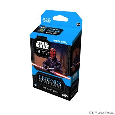 Spotlight deck DARTH MAUL. STAR WARS UNLIMITED: JUMP TO LIGHTSPEED ***ENGLISH*** | 0841333131340 | Llibreria online de Figueres i Empordà