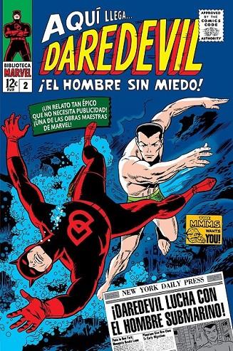 Biblioteca Marvel: Daredevil #02. 1965-66 | 9788411507516 | Lee, Stan / Wood, Wally / Kirby, Jack / Powell, Bob / Romita, John | Librería online de Figueres / Empordà