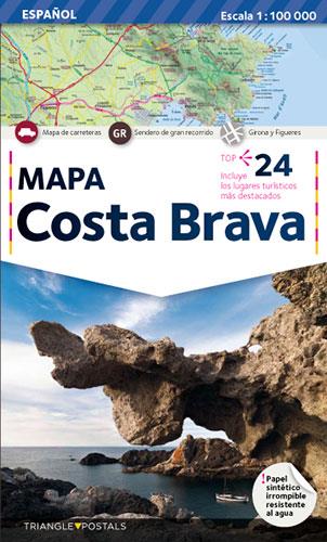 Costa Brava, mapa (ESP) | 9788484781523 | Varios autores | Librería online de Figueres / Empordà