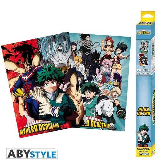 SET 2 POSTERS MY HERO ACADEMIA GROUPS 52X38 | 3665361035244 | Librería online de Figueres / Empordà