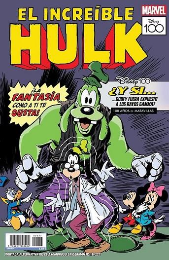 SPIDERMAN VOL 2 #227 EL ASOMBROSO SPIDERMAN 18 PORTADA ALTERNATIVA DISNEY 100 EL INCREÍBLE HULK | 977000139000400227 | Wells, Zeb / Mcguinness, Ed | Librería online de Figueres / Empordà