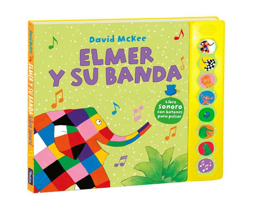 Elmer y su banda (Elmer. Libro de sonidos) | 9788448855383 | McKee, David | Librería online de Figueres / Empordà