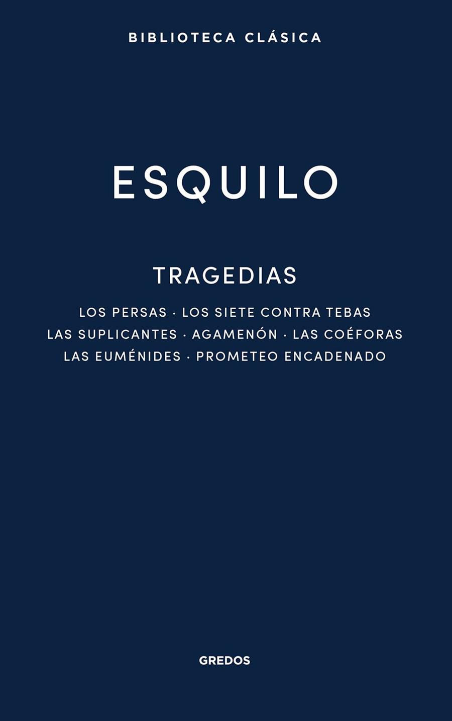 Tragedias | 9788424941154 | de Eleusis, Esquilo | Llibreria online de Figueres i Empordà