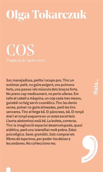 Cos | 9788416738496 | Tokarczuk, Olga | Librería online de Figueres / Empordà
