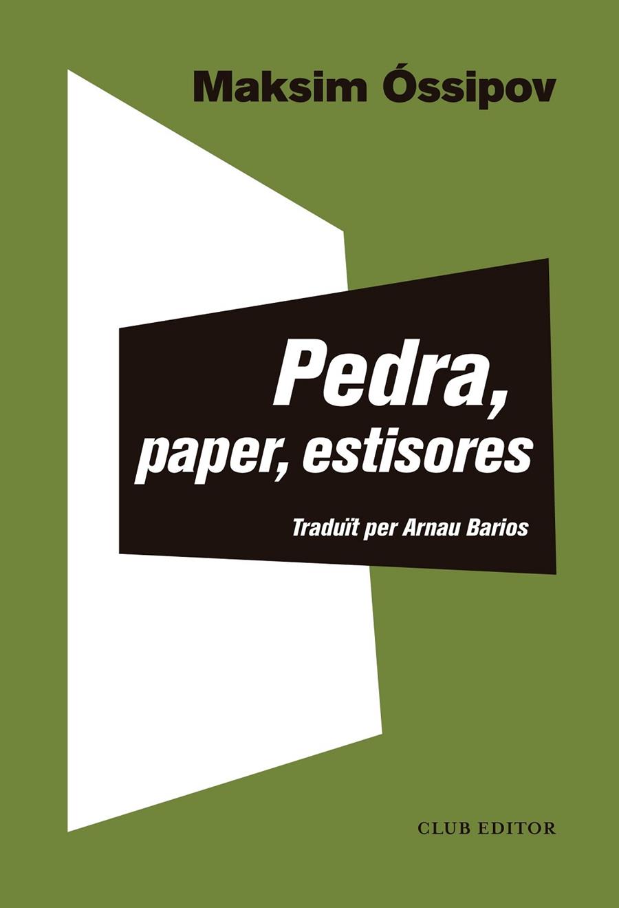 Pedra, paper, estisores | 9788473293266 | Óssipov, Maksim | Llibreria online de Figueres i Empordà