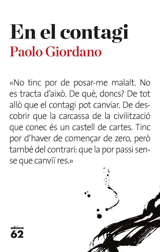 En el contagi | 9788429778687 | Giordano, Paolo | Librería online de Figueres / Empordà