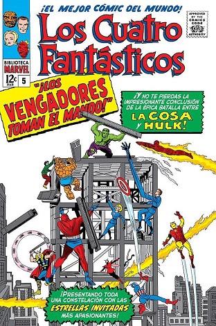 Biblioteca Marvel: Los Cuatro Fantásticos #05. 1963-64 | 9788411503334 | Lee, Stan / Kirby, Jack | Librería online de Figueres / Empordà
