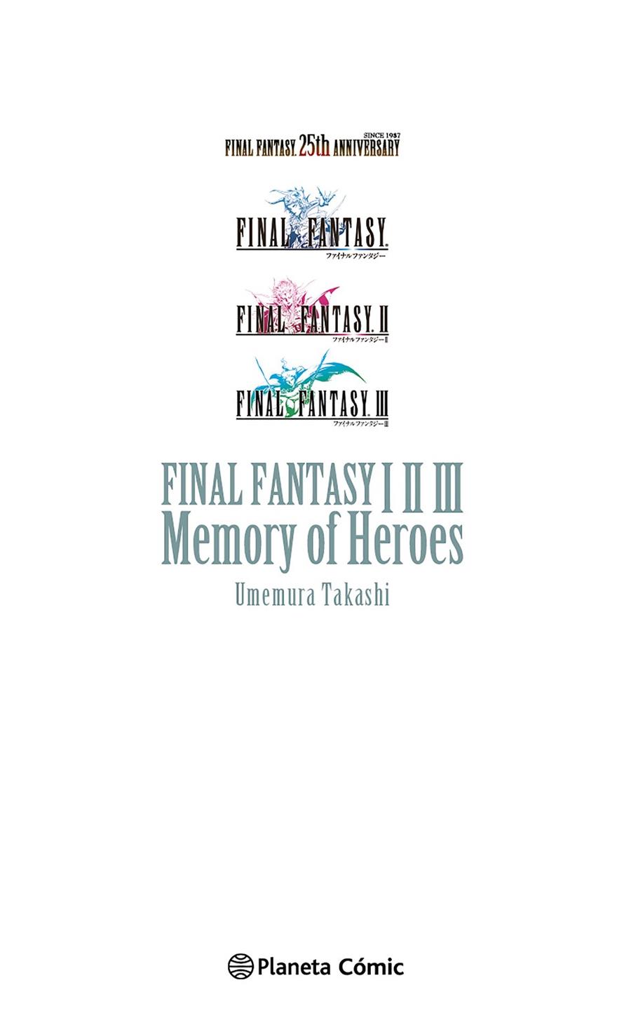 Final Fantasy I, II, III Memory of Heroes (novela) | 9788411129695 | Umemura, Takashi | Llibreria online de Figueres i Empordà