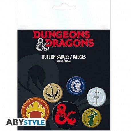 PACK DE CHAPAS DUNGEONS & DRAGONS | 5028486489527 | Librería online de Figueres / Empordà