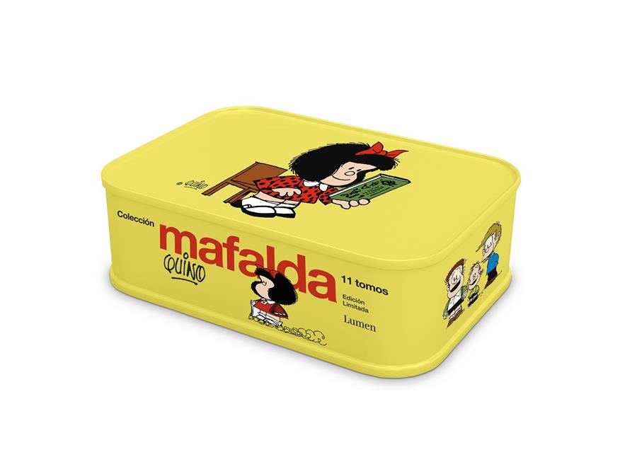 Colección Mafalda: 11 tomos en una lata (edición limitada) | 9788426428844 | Quino | Librería online de Figueres / Empordà