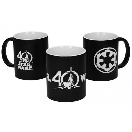 40 ANIVERSARIO SET DELUXE 3 TAZAS GRABADO LASER CERAMICA STAR WARS *BF23* | 8436541028197 | Librería online de Figueres / Empordà