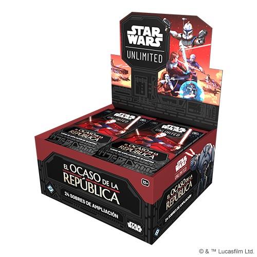 CAJA SELLADA (24 SOBRES) STAR WARS UNLIMITED: EL OCASO DE LA REPUBLICA | 841333128197 | Librería online de Figueres / Empordà