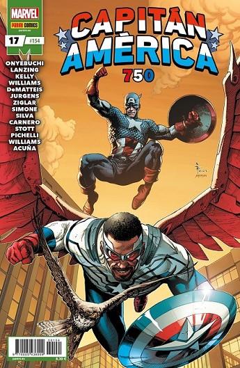 CAPITÁN AMÉRICA vol.8 #154 | 977000543800900154 | Jurgens, Dan / Silva, R.R / Carnero, Carmen / Ziglar, Cody / Onyebuchi, Tochi | Llibreria online de Figueres i Empordà