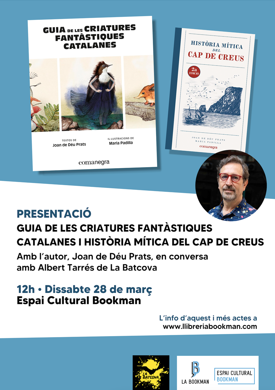 Presentació de Guia de les criatures fantàstiques catalanes i Història mítica del Cap de Creus - Llibreria online de Figueres i Empordà
