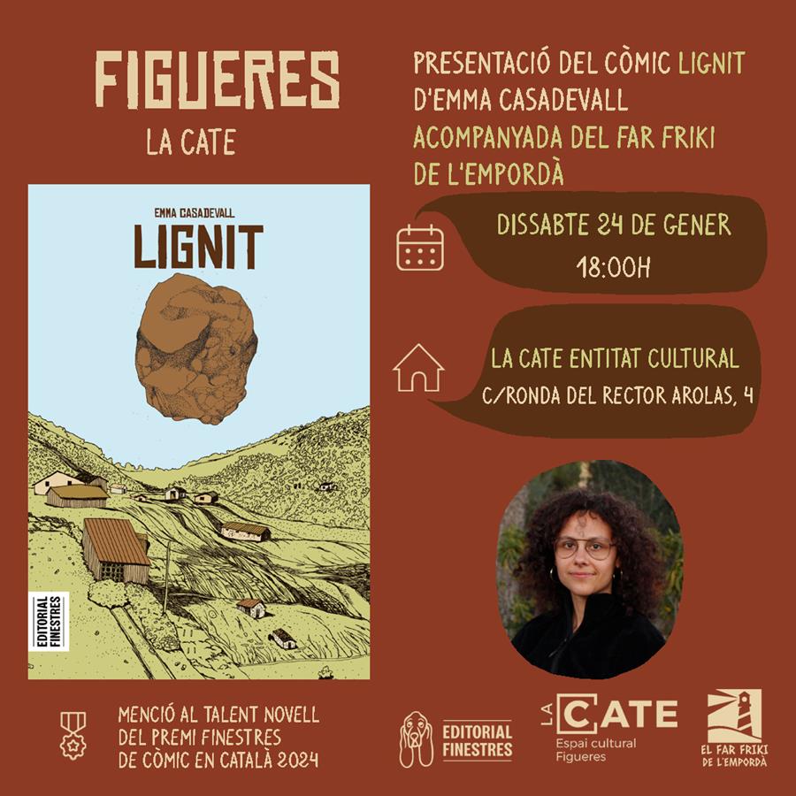 Presentació del còmic LIGNIT, d'Emma Casadevall - Llibreria online de Figueres i Empordà