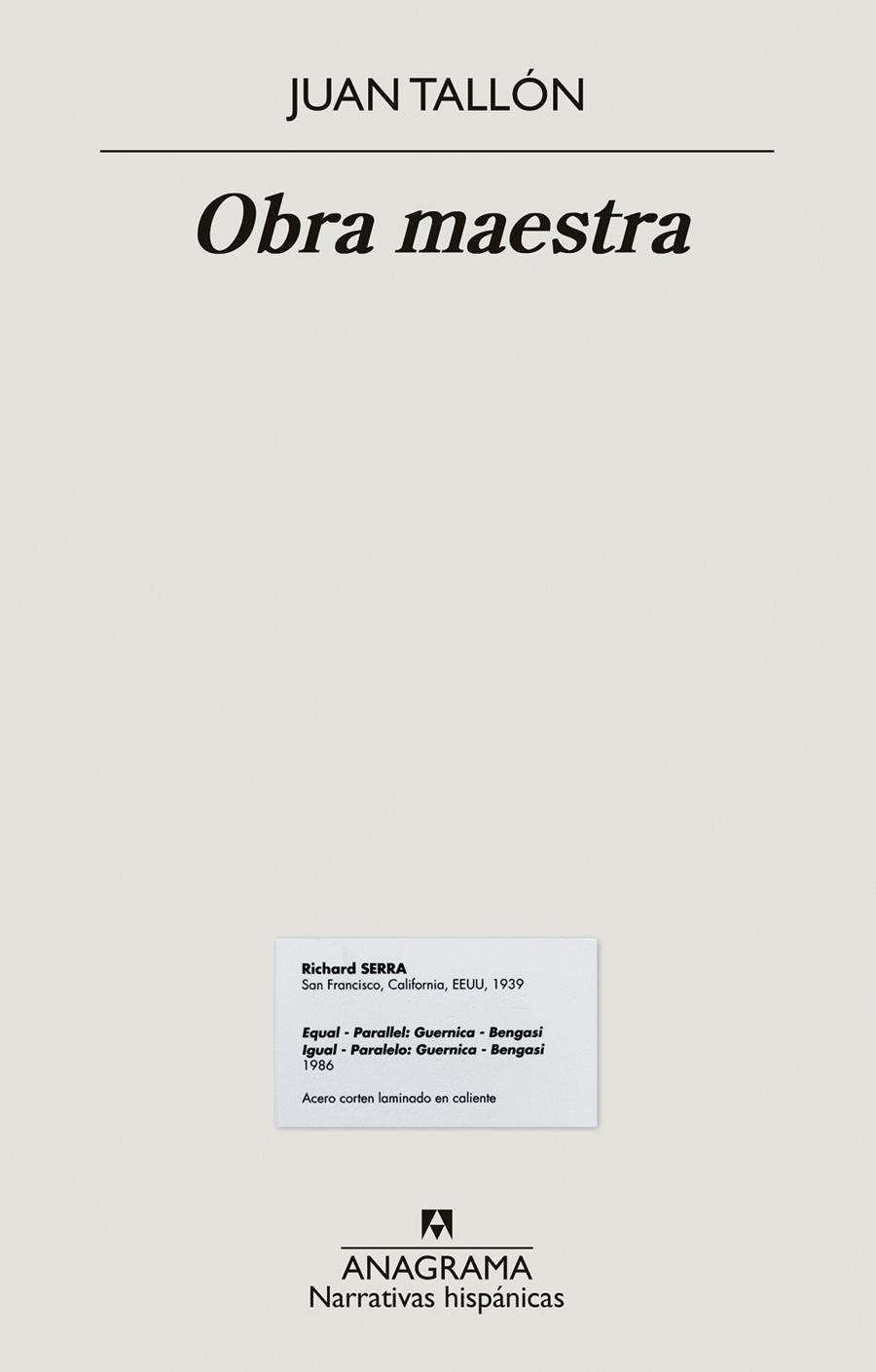 Obra maestra | 9788433999412 | Tallón, Juan | Librería online de Figueres / Empordà