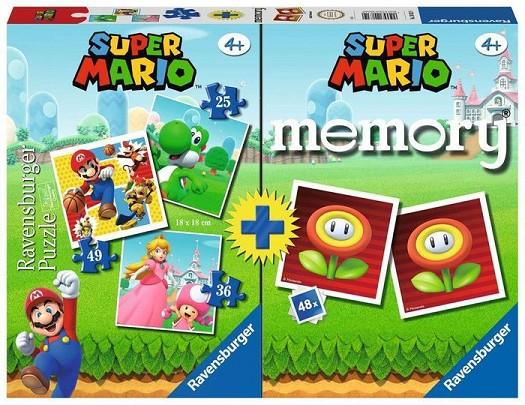 MEMORY + 3 PUZZLES MULTIPACK SUPER MARIO | 4005556208319 | Llibreria online de Figueres i Empordà