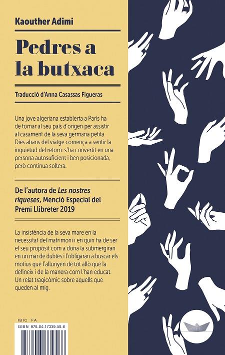 Pedres a la butxaca | 9788417339586 | Adimi, Kaouther | Librería online de Figueres / Empordà