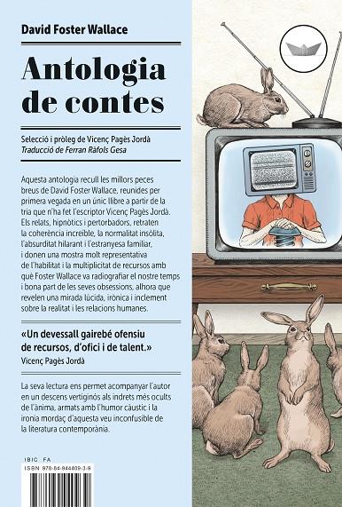 Antologia de contes | 9788494440939 | Foster Wallace, David | Llibreria online de Figueres i Empordà