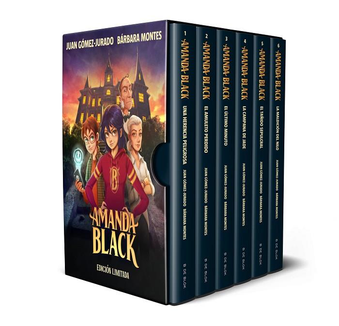 Pack Edició Limitada Amanda Black (Llibres de l'1 al 6): (Amanda Black1-6) | 9788419048974 | Gómez-Jurado, Juan/Montes, Bárbara | Llibreria online de Figueres i Empordà